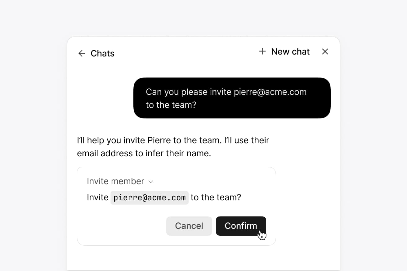 AI can take actions for the user.