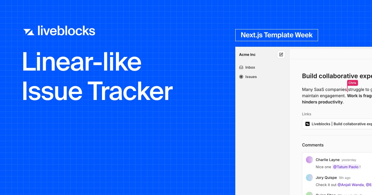 Get the Linear-like Issue Tracker