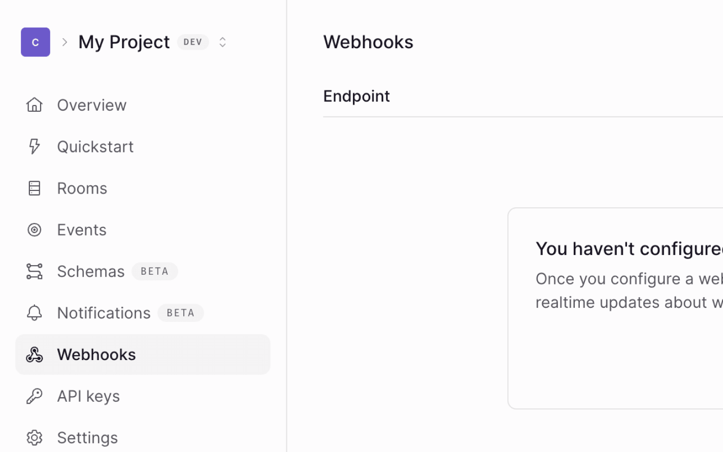 Click webhooks