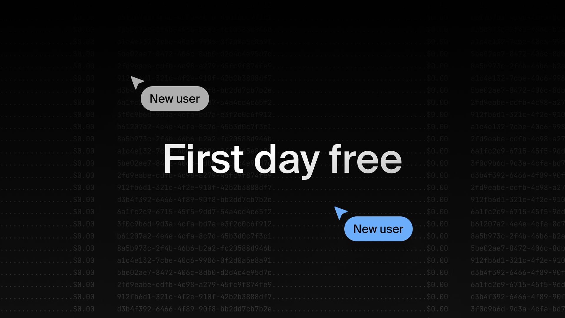 First day free