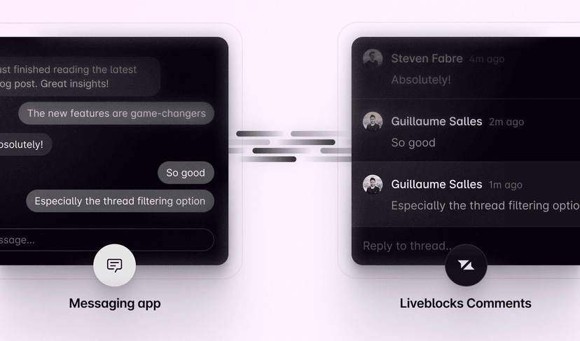 Liveblocks 1.9: Comments improvements that enable AI agents, chat ...