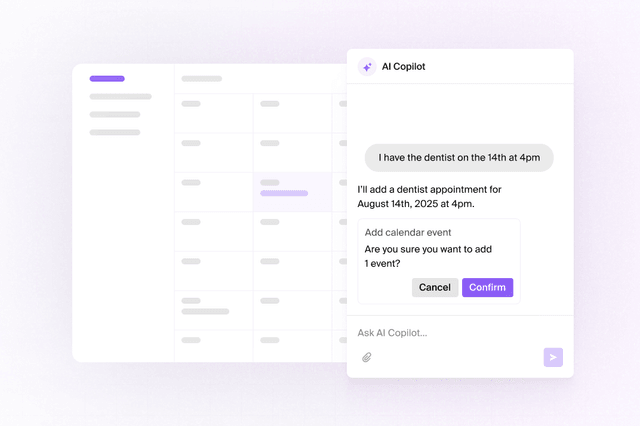 AI Calendar | Liveblocks Example