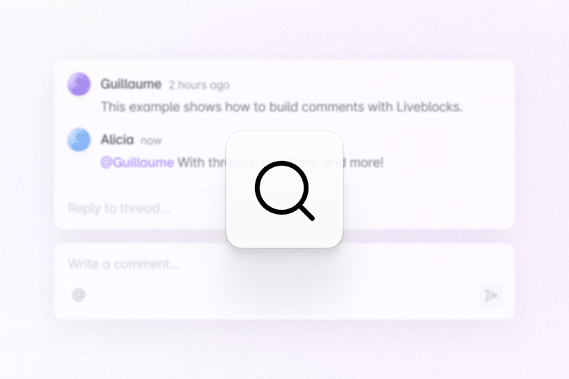 Image of Comments search