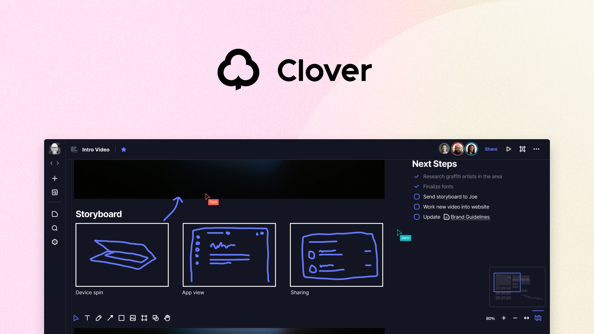 Clover made their product multiplayer in less than a day using Liveblocks