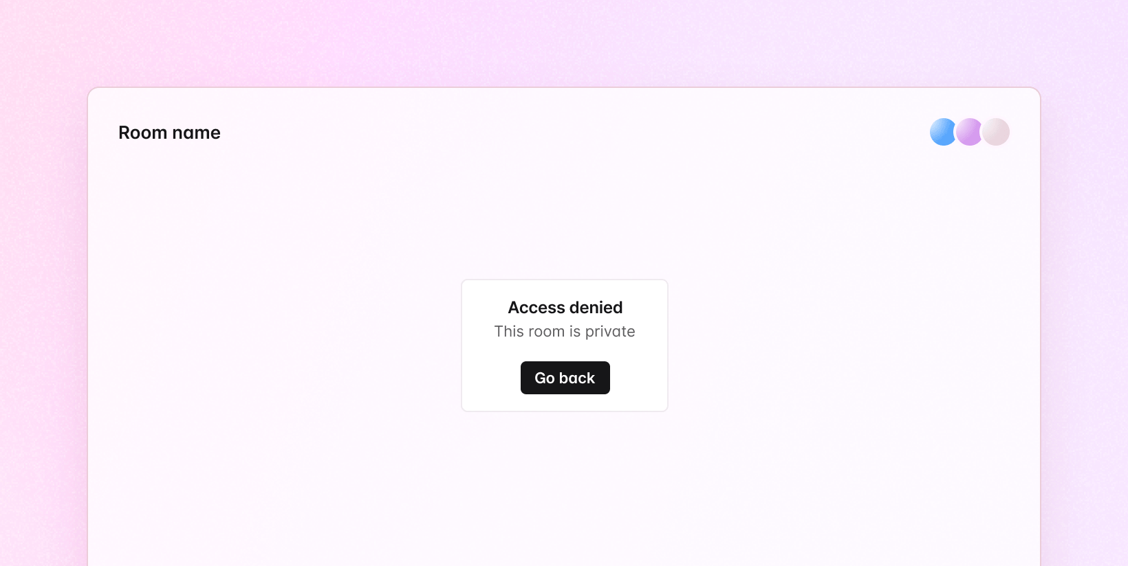 Access denied illustration