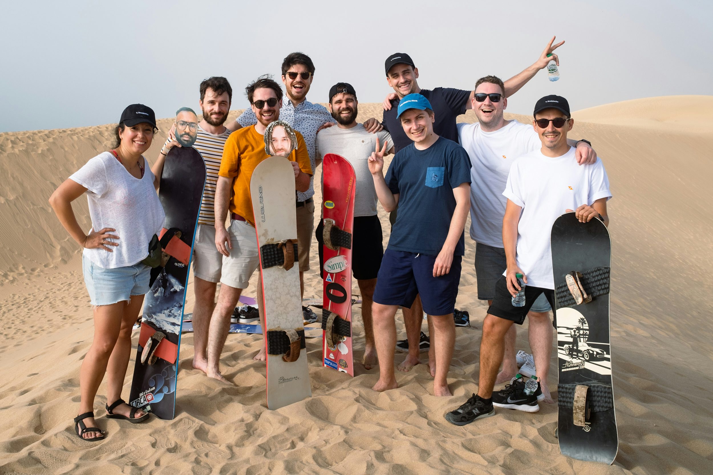 The Liveblocks team in Agadir, Morocco