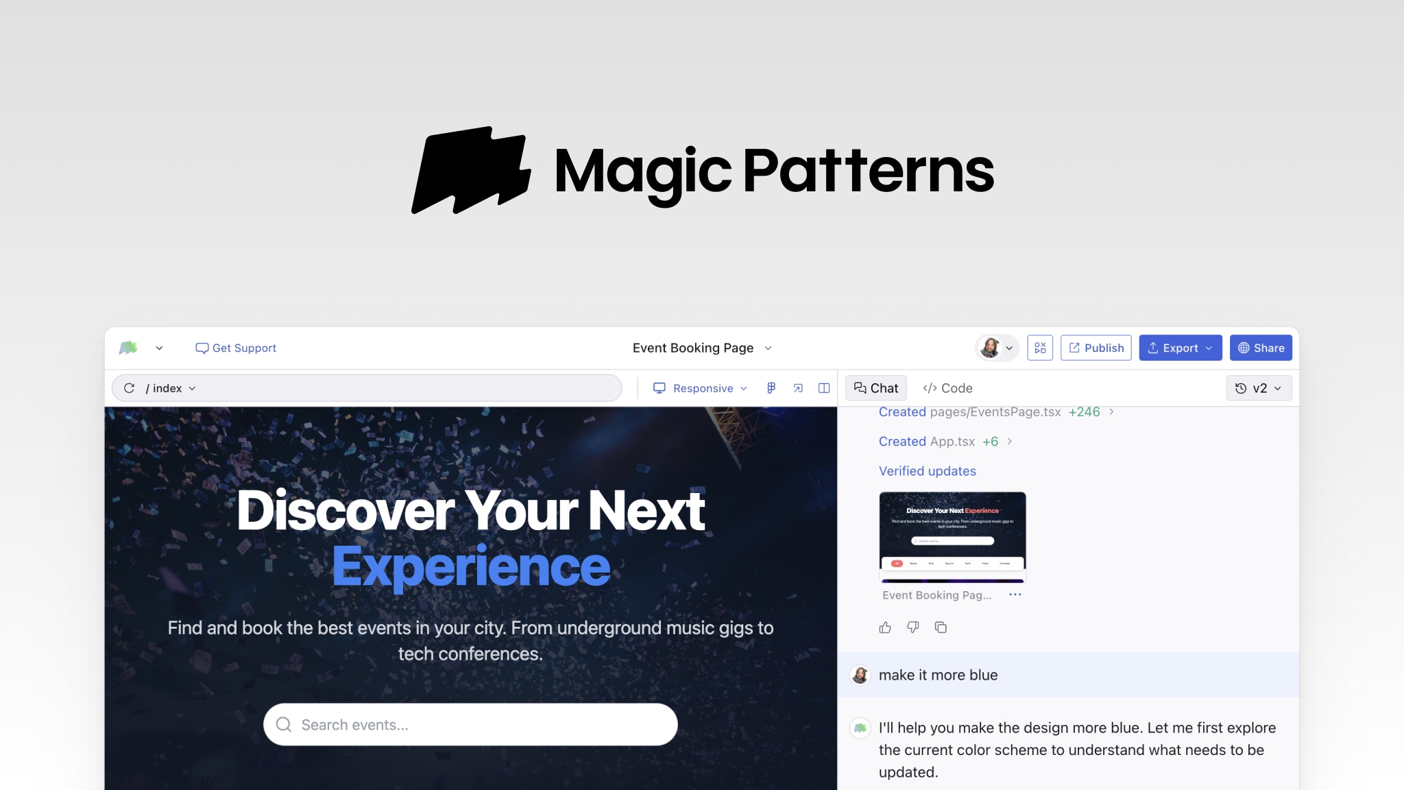 How Magic Patterns powers its collaborative AI design experience